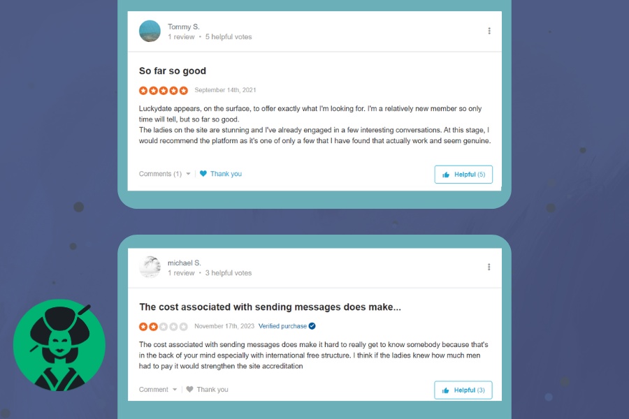 TheLuckyDate reviews on Site Jabber
